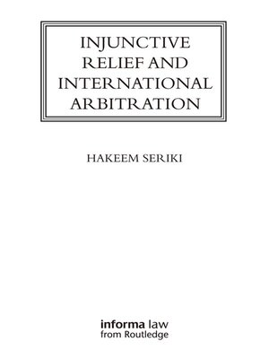 cover image of Injunctive Relief and International Arbitration
